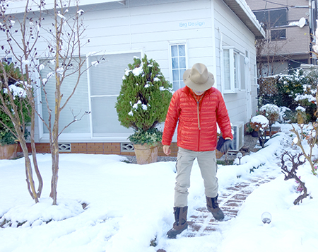 エルグデザイン、雪の庭.JPG